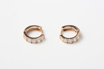 classic pink earrings