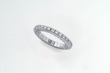 white elastic ring