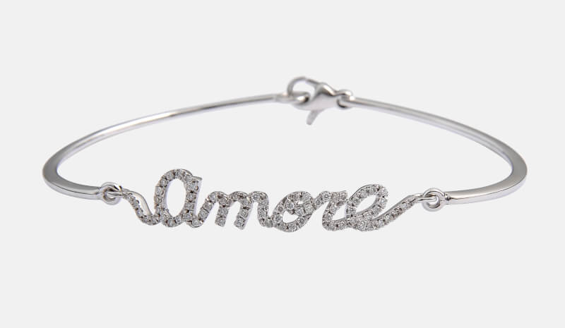 amore semi-rigid bracelet amore semi-rigid bracelet