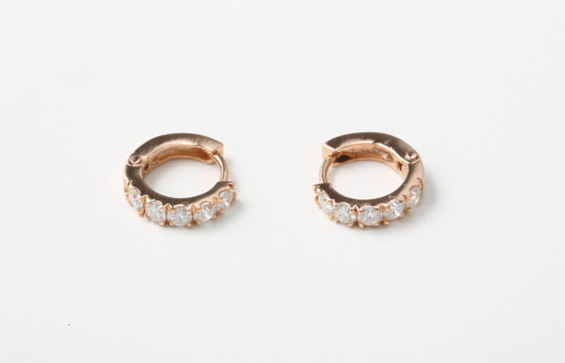 classic pink earrings classic pink earrings