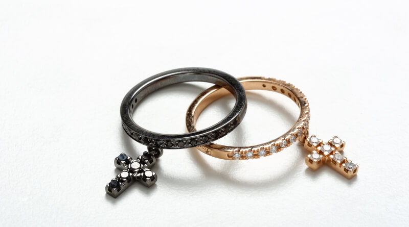 crosses ring black crosses ring black
