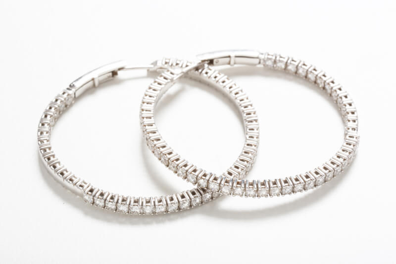 hoop earrings